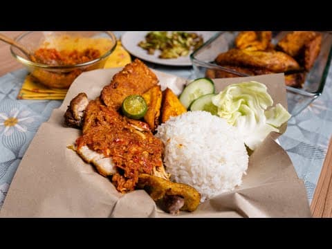 Ayam Gepuk ala Pak Gembus | Pedas Berapi Sedap Banget!