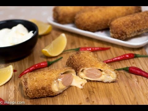 Roti Sosej Cheese Gulung | Sedap dan Mudah