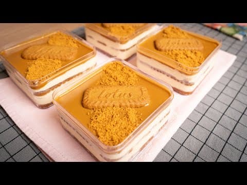 Biscoff Tiramisu Tanpa Bakar & Tanpa Telur | Edisi Niaga