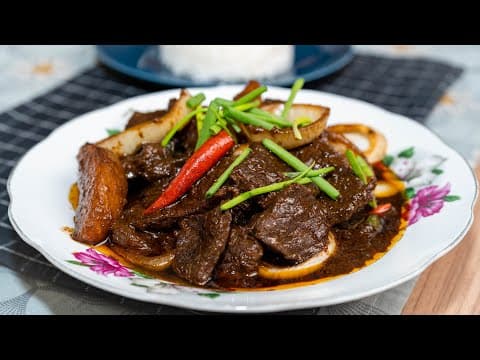 Daging Masak Kicap dan Kentang