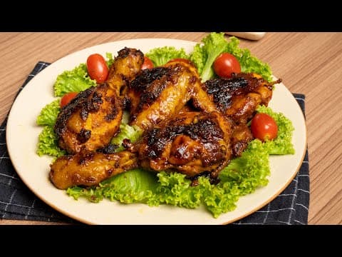 Ayam Bakar Tanpa Oven atau Air Fryer