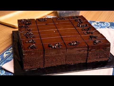 Kek Coklat Moist Ketagih yang viral