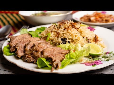 Nasi Daging & Air Asam Kerisik Utara