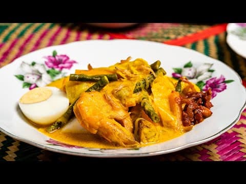 Lontong Kuah Lodeh Istimewa Hari Raya