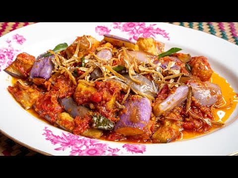 Sambal Terung Balado, tips tak serap minyak