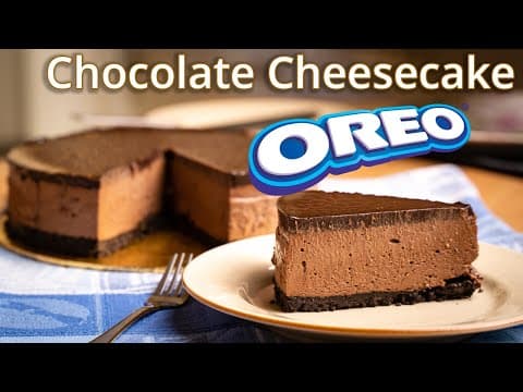 Chocolate Cheesecake Tanpa Gelatin, Tanpa Telur & Tanpa Oven