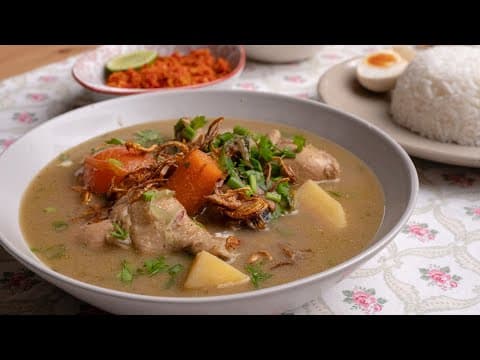Sup Ayam Pekat Kaww Rempah Sendiri