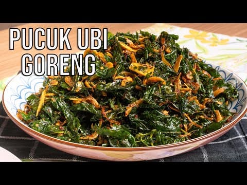 Sedap rupanya Pucuk Ubi Goreng ni..