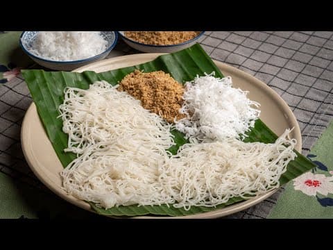 Putu Mayam, Lembutnya..puas hati buat sendiri | Idiyappam
