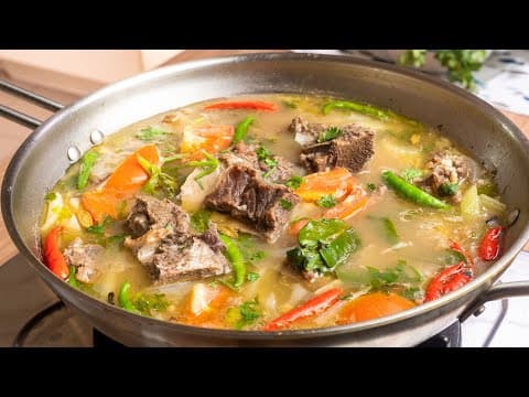 Sup Tulang Thai, pedas memikat selera