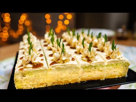 Kek Pandan Gula Melaka dengan Swiss Meringue Buttercream
