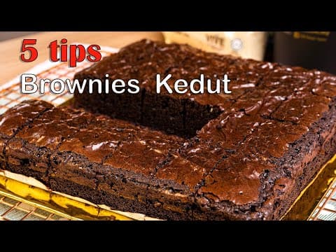 Brownies Kedut dan 5 TIPS dapatkan kedut yang konsisten.