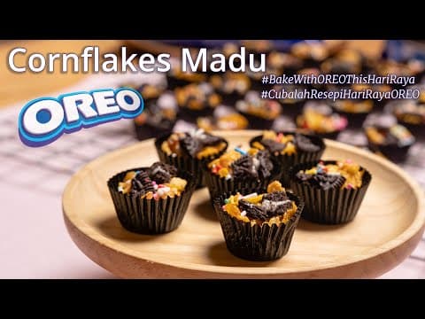 Biskut Cornflake Madu dengan OREO