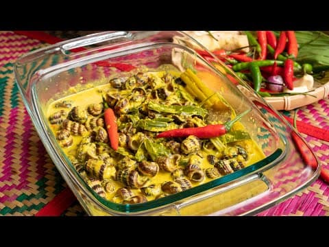 Cara Bersih Siput Sedut & buat Masak Lemak Cili Api