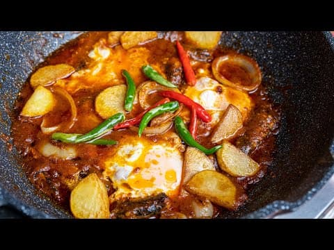 Sambal Sardin Telur Pecah, sedap lah pulak..