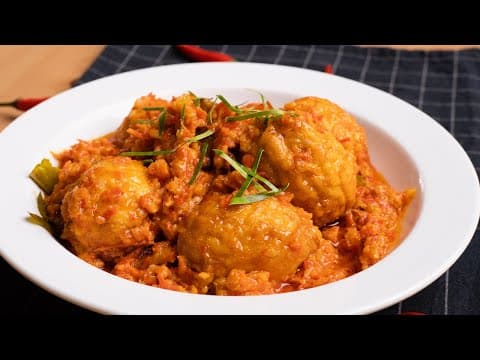 Telur Masak Balado Bersantan