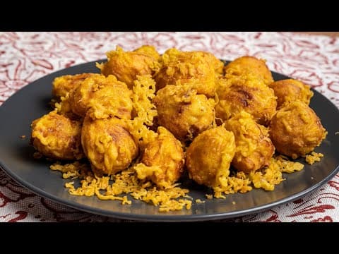 Cempedak Goreng Teramat Rangup, Tanpa telur.