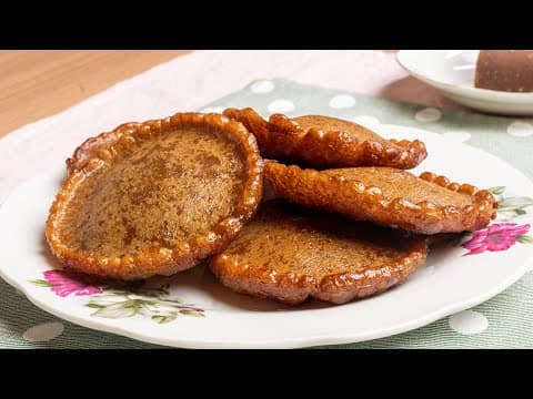 Cucur Jawa, Bersarang elok dan rangup di tepi.