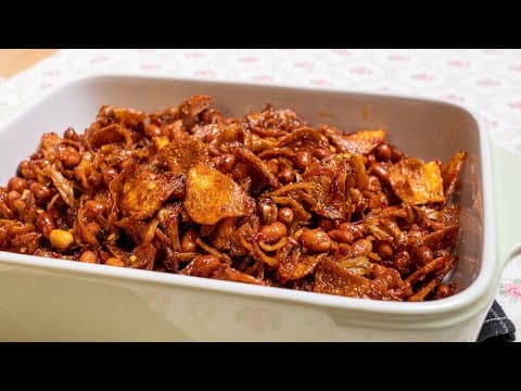 Sambal Ikan Bilis, Kacang dan Kentang yang Pedas Rangup | Edisi Niaga