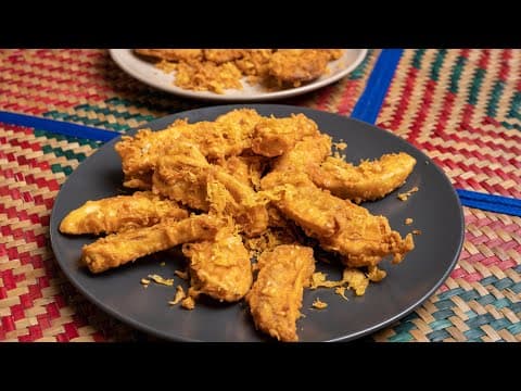 Pisang Goreng panas, rangup!