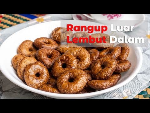 Kuih Peneram atau Denderam (Athirasam). Tips GERENTI JADI