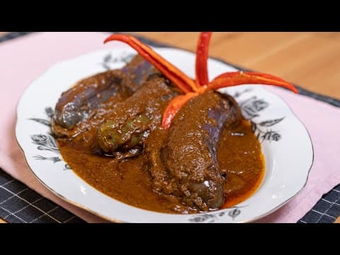 Pajeri Terung Sedap Kuah Pekat Berempah
