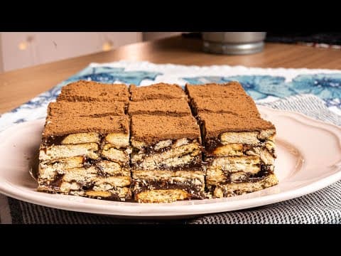 Kek Batik Milo 4 bahan, sedap giler!