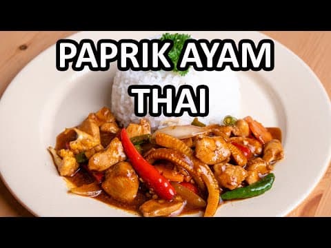Paprik Ayam Thai Terlajak Sedap Confirm Suami Puji