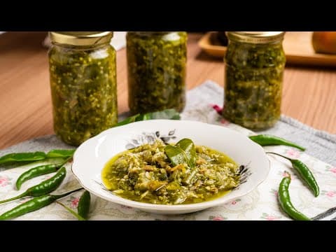 Sambal Ijo buat stock banyak-banyak
