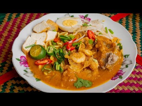 Mi rebus Cucur Udang Kriuk Rangup