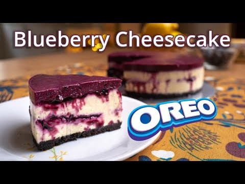 Blueberry Cheesecake Tanpa Bakar, Sedap Taraf Hotel 5 Star