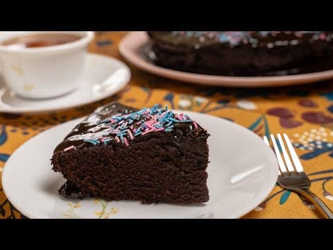 Kek Chocolate Moist Tanpa Oven